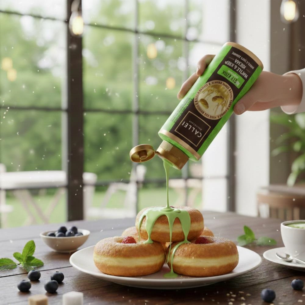 Antep Fıstıklı Waffle & Pancake & Tatlı Sosu 300 Gr