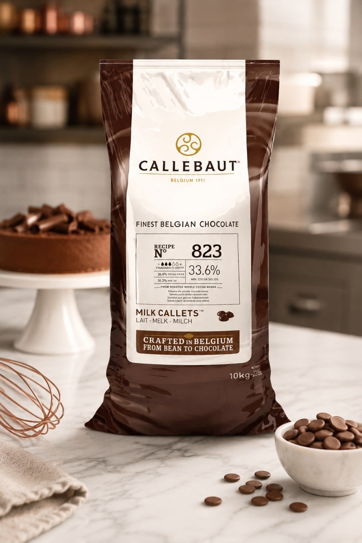 Callebaut 823 Sütlü Kuvertür Drop Çikolata 10 kg