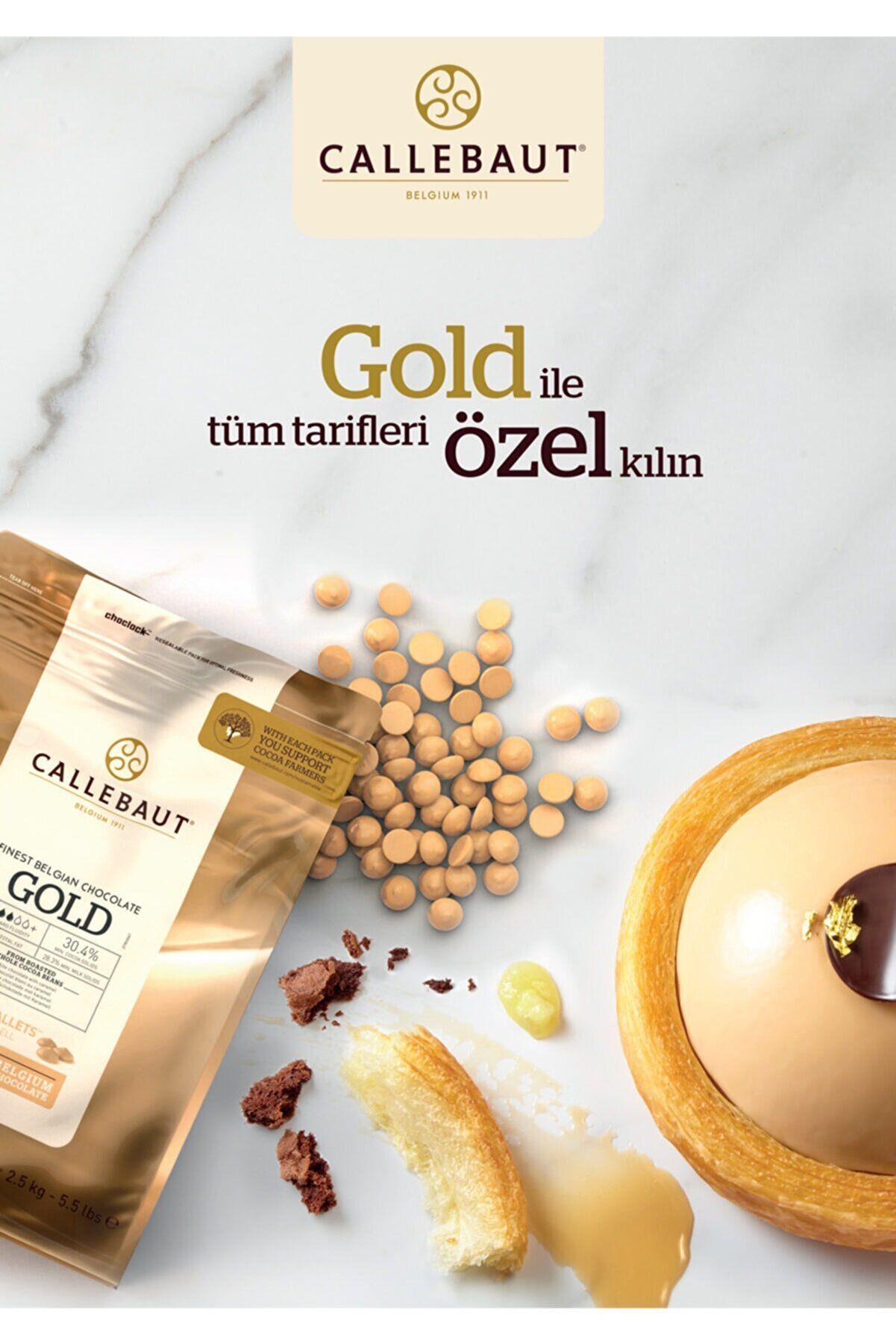 Callebaut Gold Karamel Drop Çikolata 400 Gr