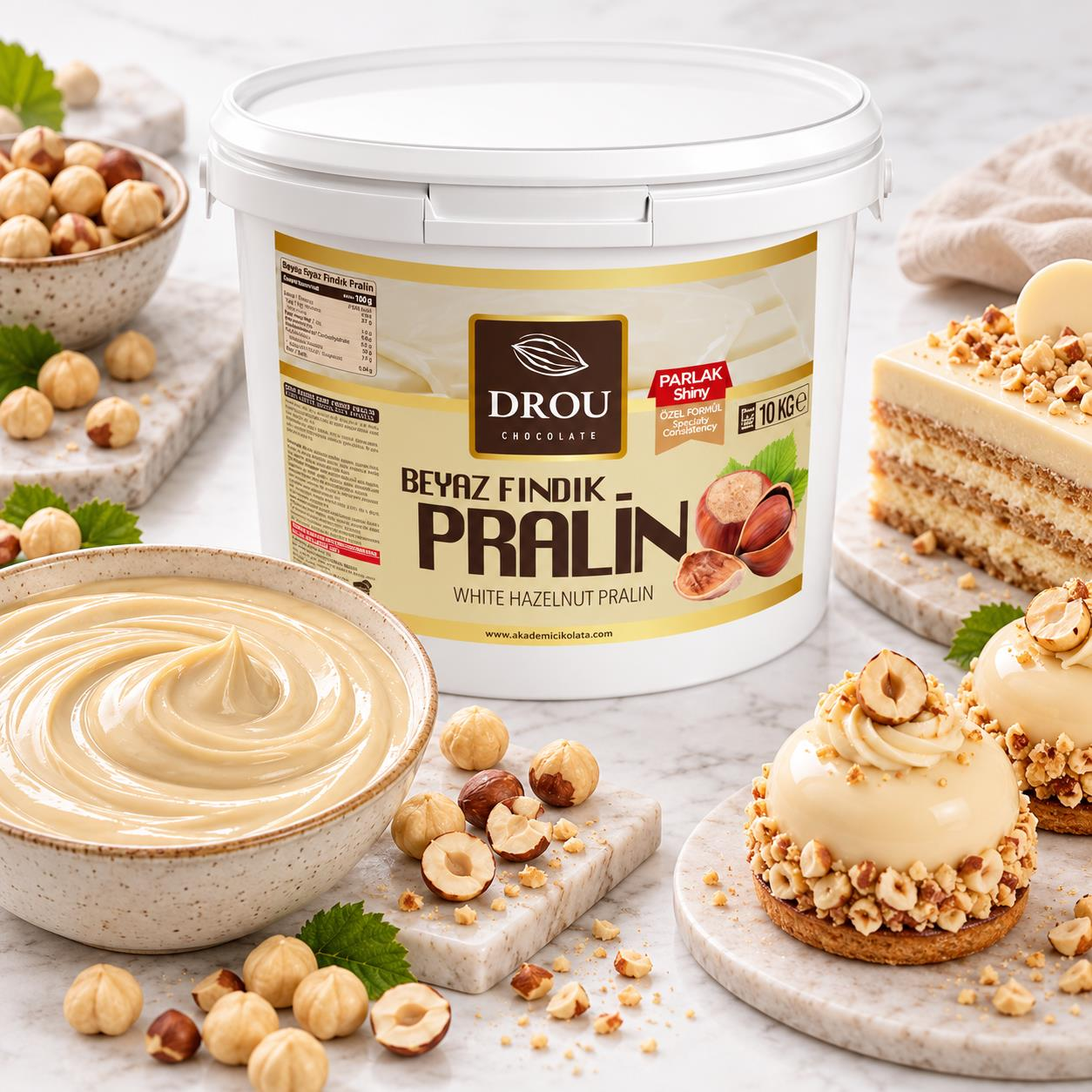 CalleiCallei Beyaz Pralin 10 Kg