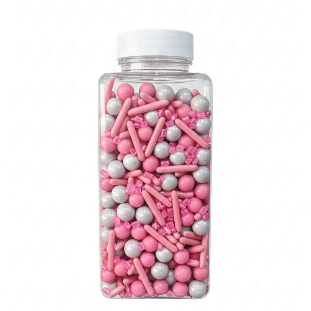 Dekoratif Şeker Pembe 250 g – Pasta, Cupcake ve Tatlı Süslemeleri İçin Dekoratif Şeker