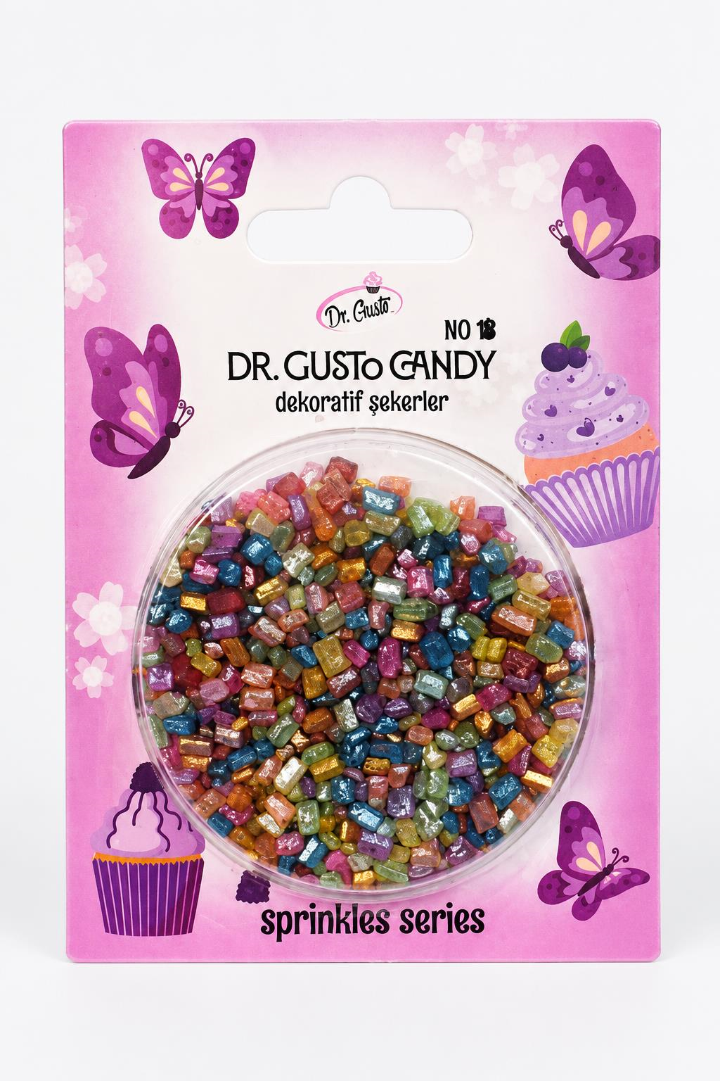 Dr. GustoDr. Gusto Karışık Renkli Sanding Candy Pasta Süsleme Şekeri