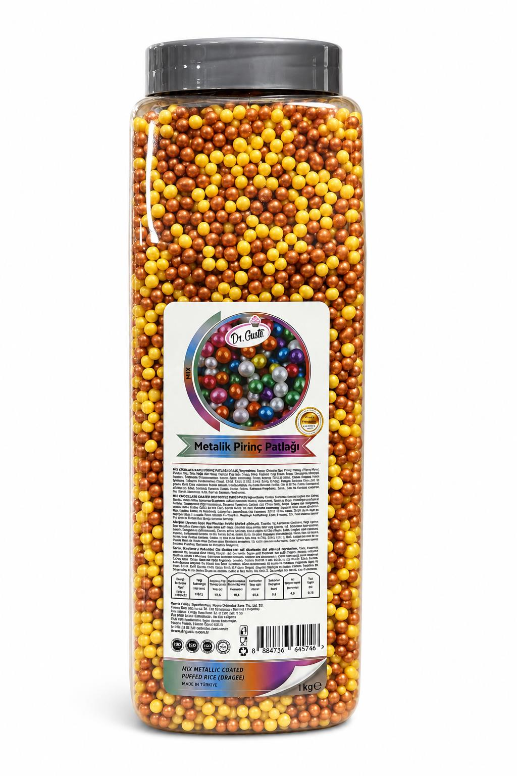 Dr. GustoDr. Gusto Karışık Renkli Pirinç Patlağı 1 Kg