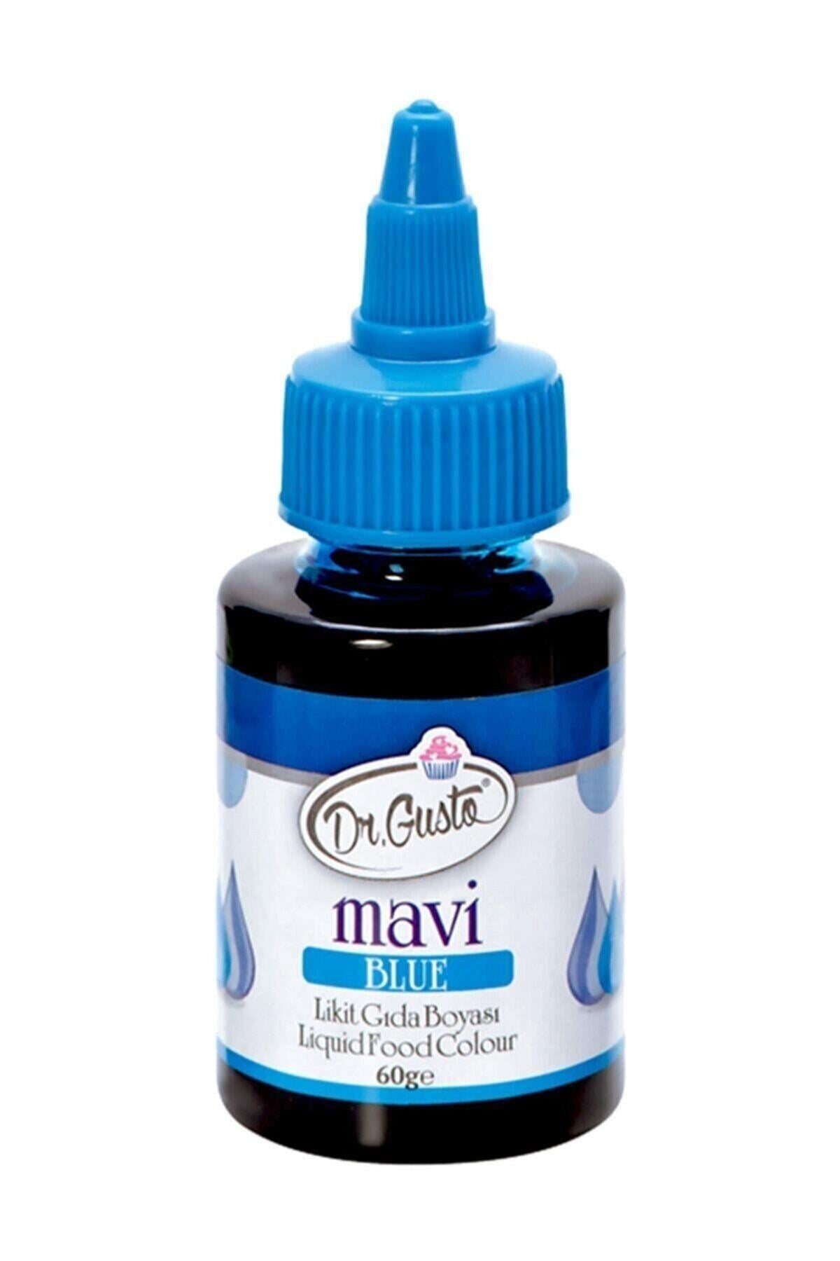 Dr.Gusto Su Bazlı Sıvı Gıda Boyası 60gr - Mavi