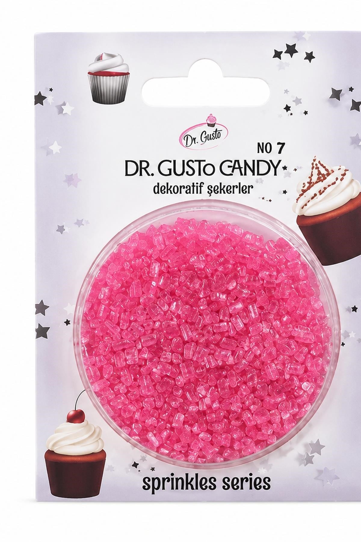 Dr. GustoDr. Gusto Pembe Candy Sanding Pasta Süsleme Şekeri