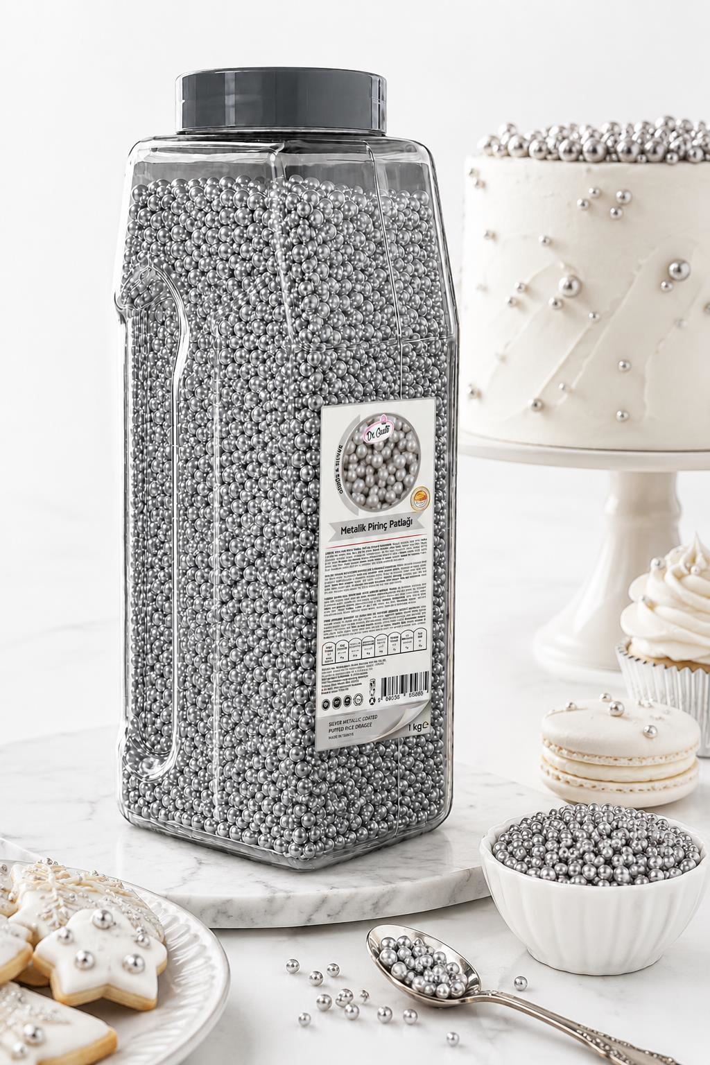 Dr. GustoDr. Gusto Gümüş Renkli Pirinç Patlağı 1 Kg
