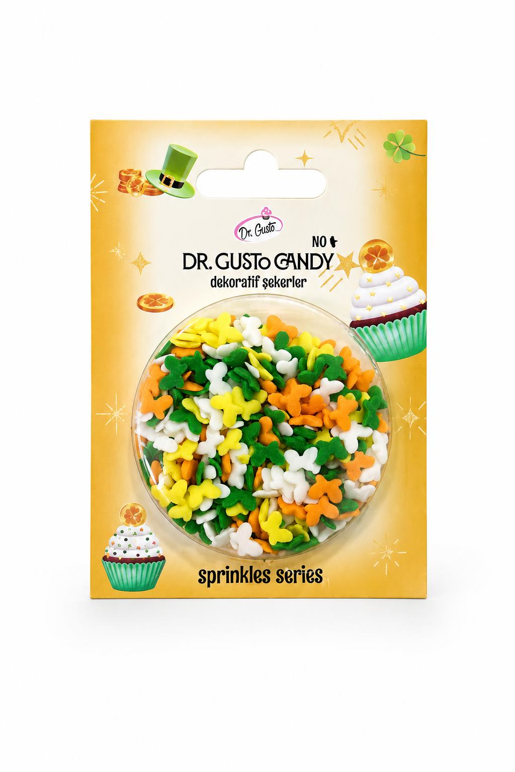 Dr. GustoDr. Gusto Karışık Renkli Kelebek Pasta Süsleme Şekeri