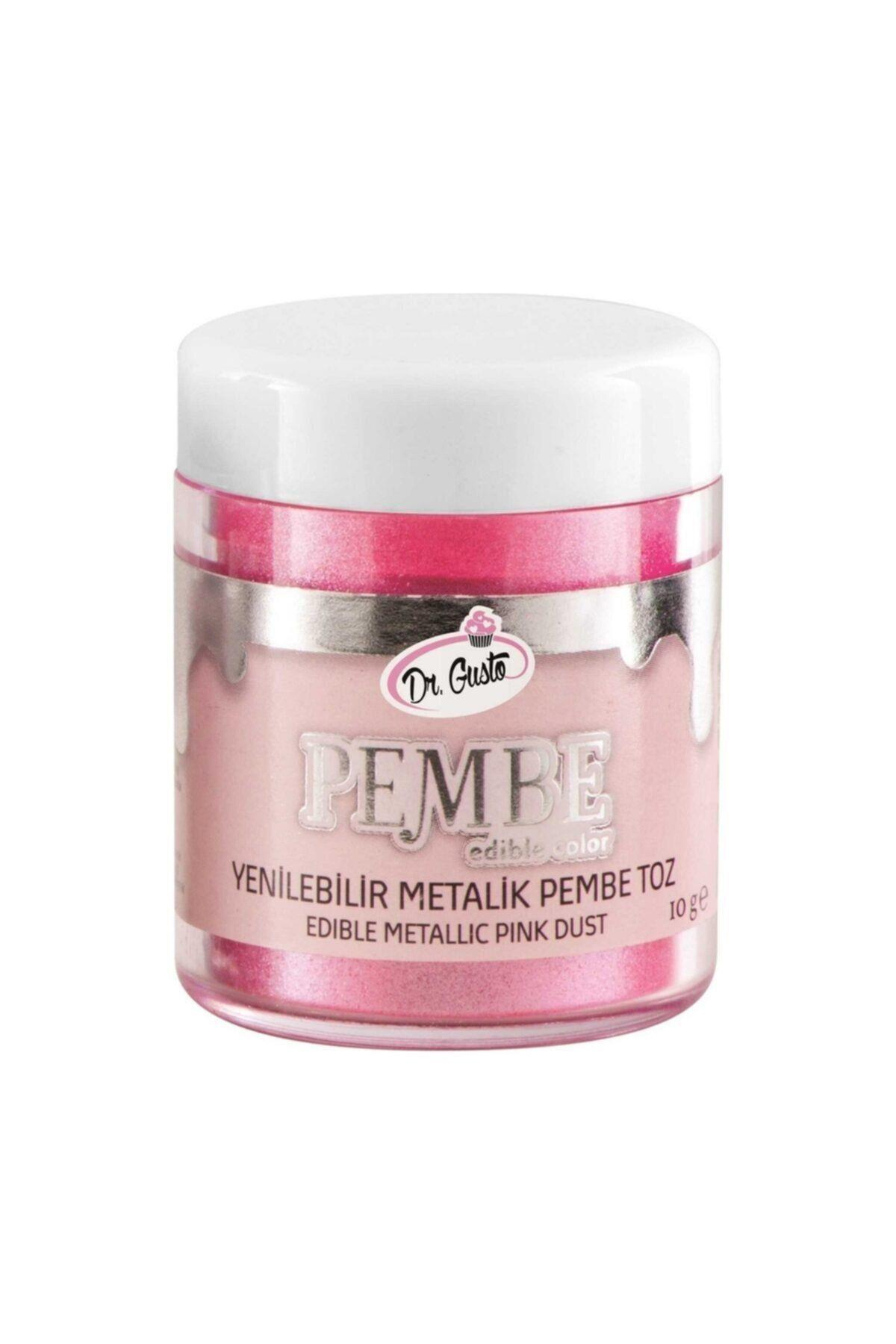 Dr Gusto Yenilebilir Metalik Toz Pembe Gıda Boyası 10 gr