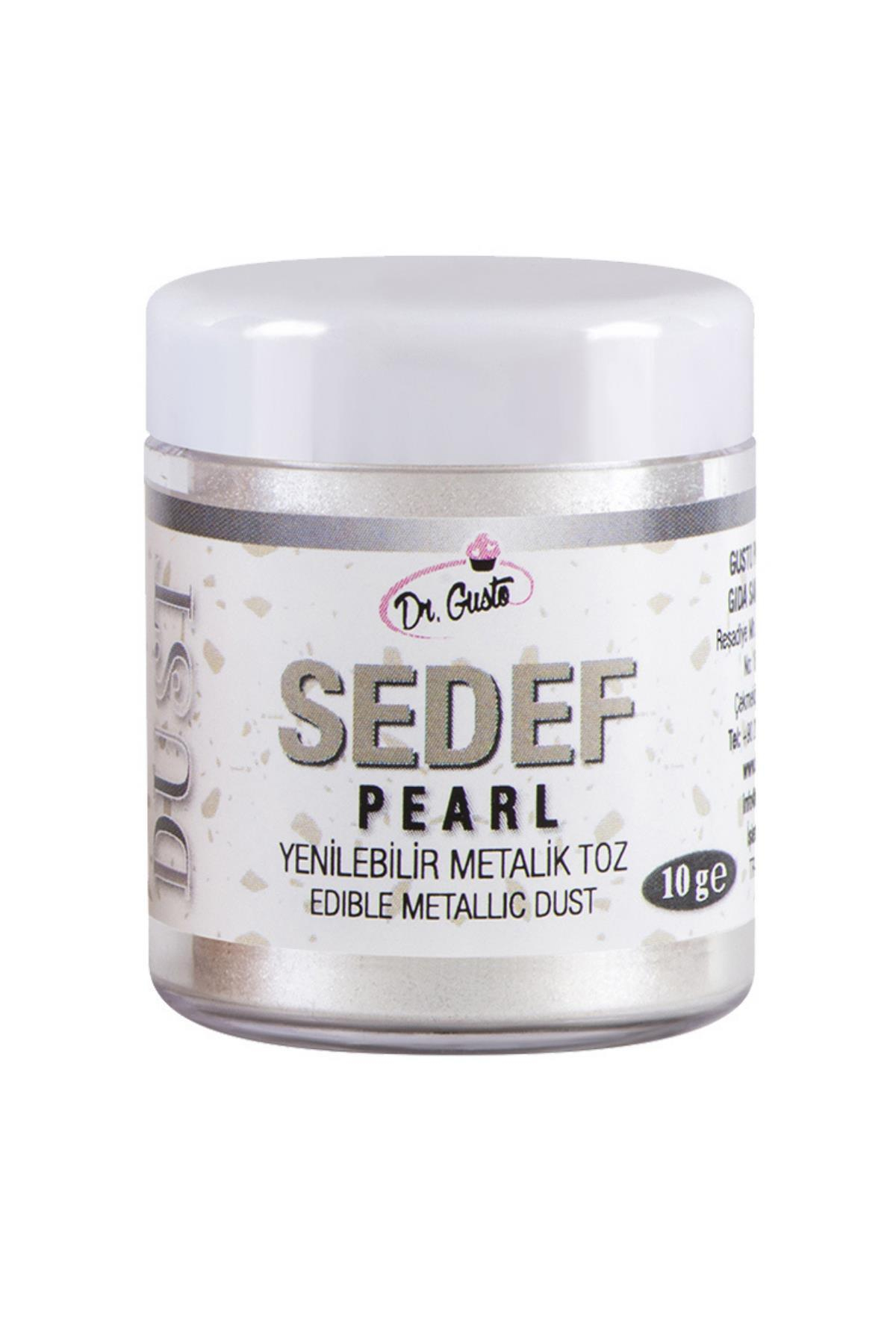 Dr Gusto Yenilebilir Metalik Toz Sedef Gıda Boyası 10 gr