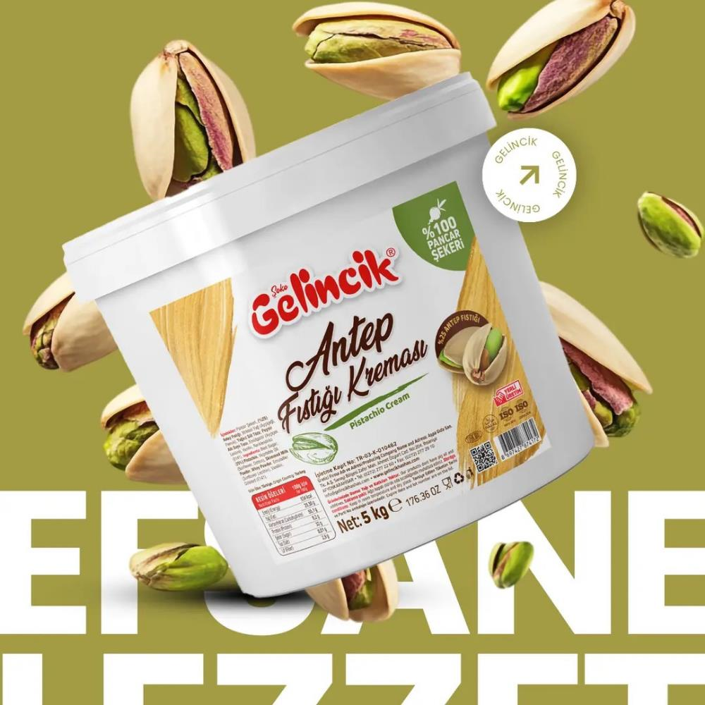 Gelincik Antep Fıstığı Kreması 5 Kg