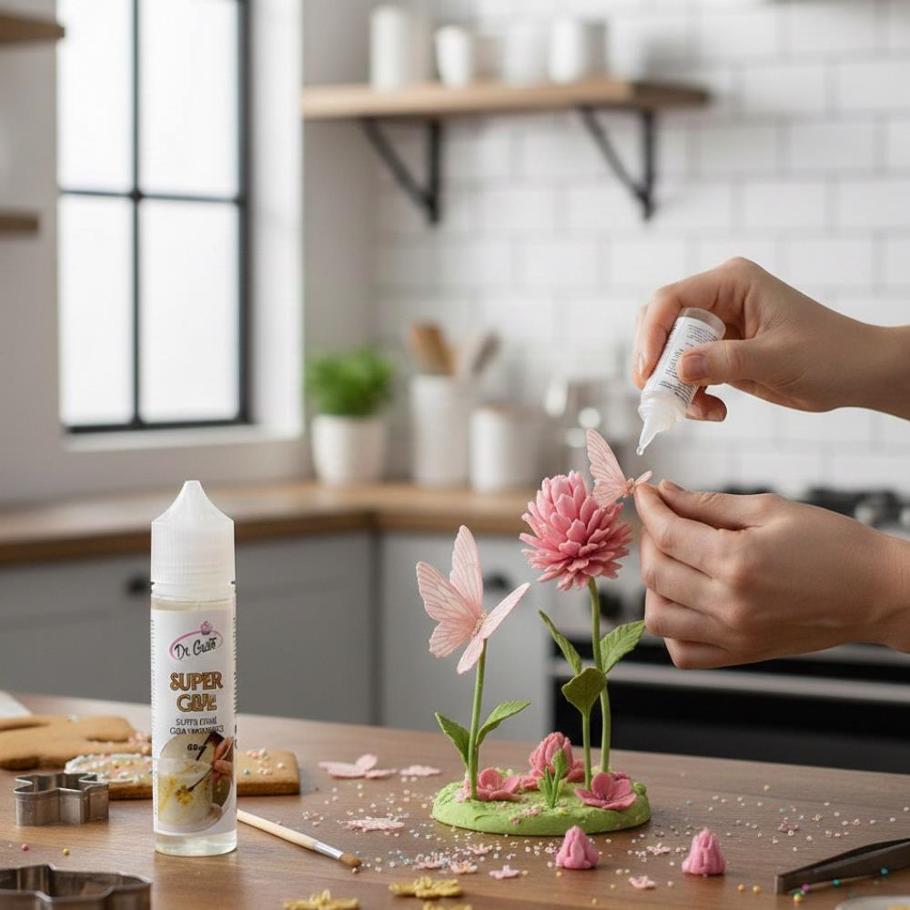 Gıda Yapıştırıcı 60 GR – Yenilebilir Pasta ve Şeker Hamuru Yapıştırıcısı