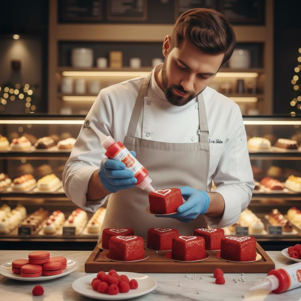 Glazür Cookie Icing Kırmızı 150 GR – Kurabiye, Cupcake ve Pasta İçin Kullanıma Hazır Şeker Glazürü