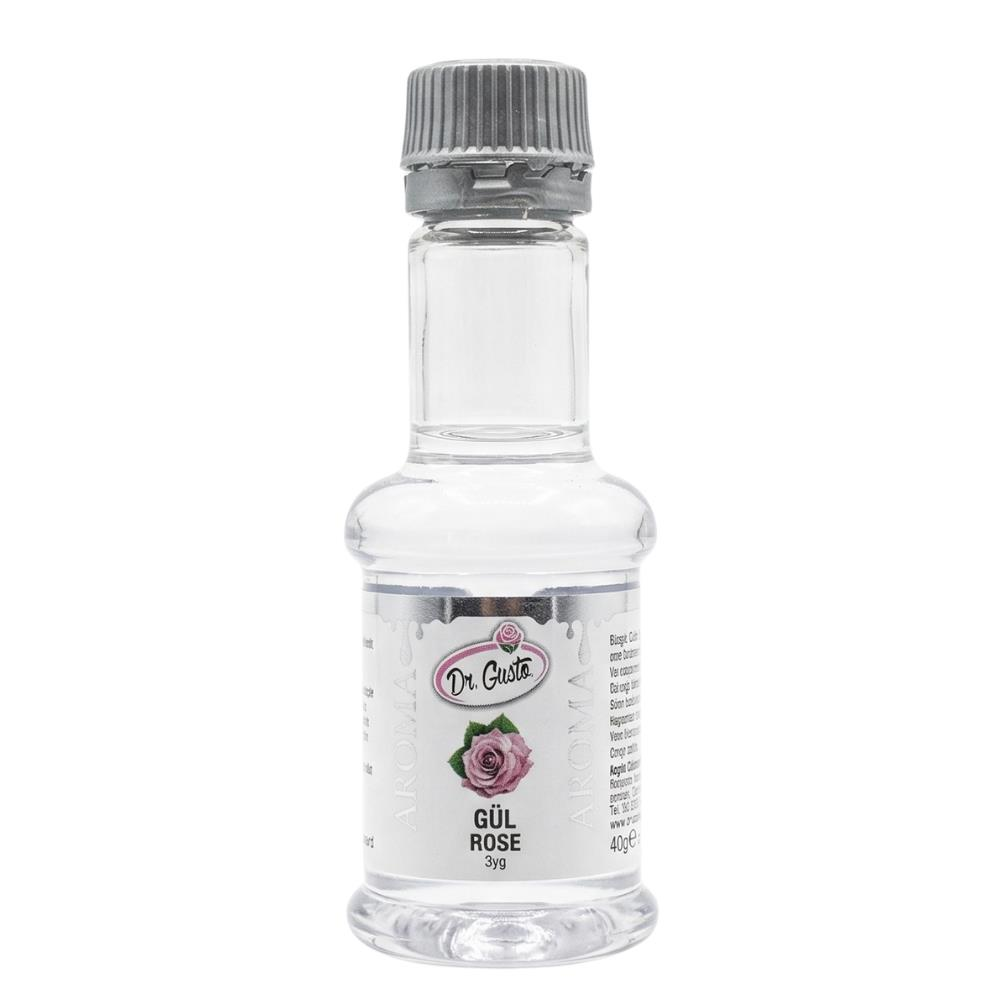 Gül Aroması 40 GR – Gıda Aroması (Tatlı, İçecek ve Pastacılık İçin)