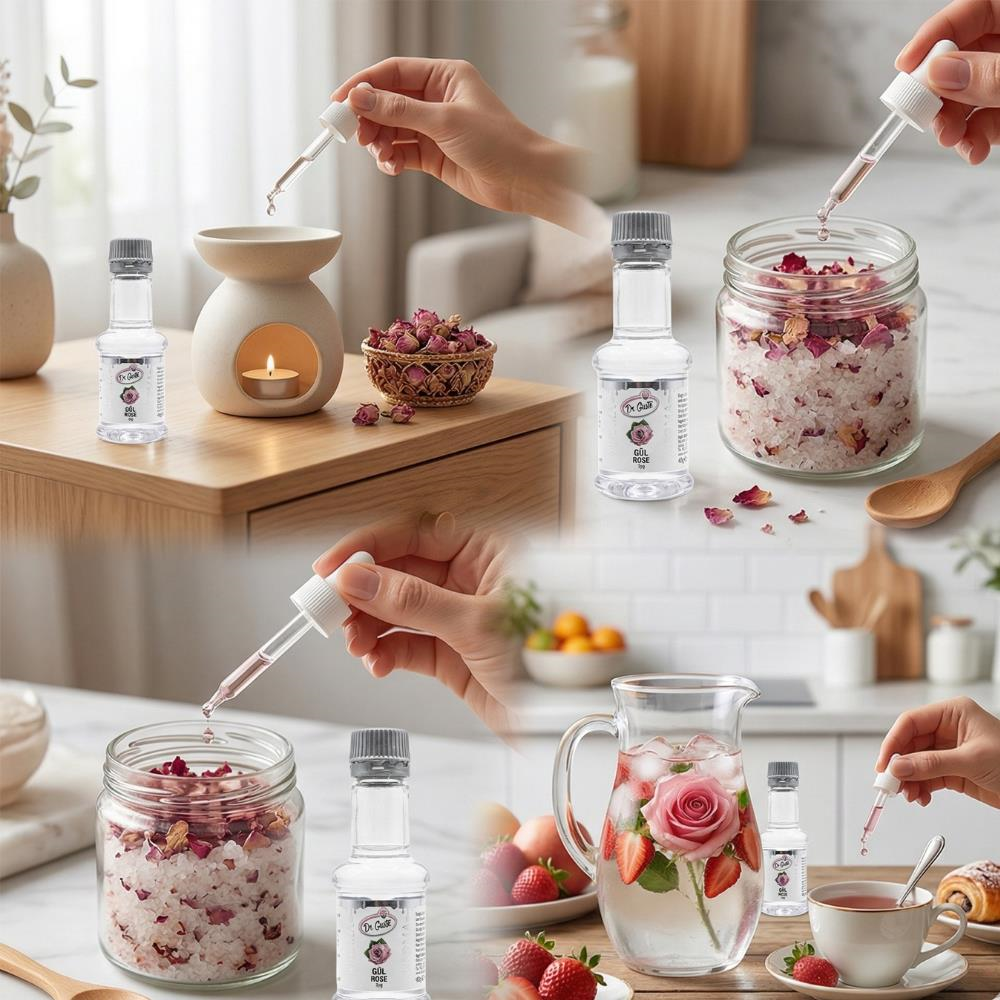 Gül Aroması 40 GR – Gıda Aroması (Tatlı, İçecek ve Pastacılık İçin)