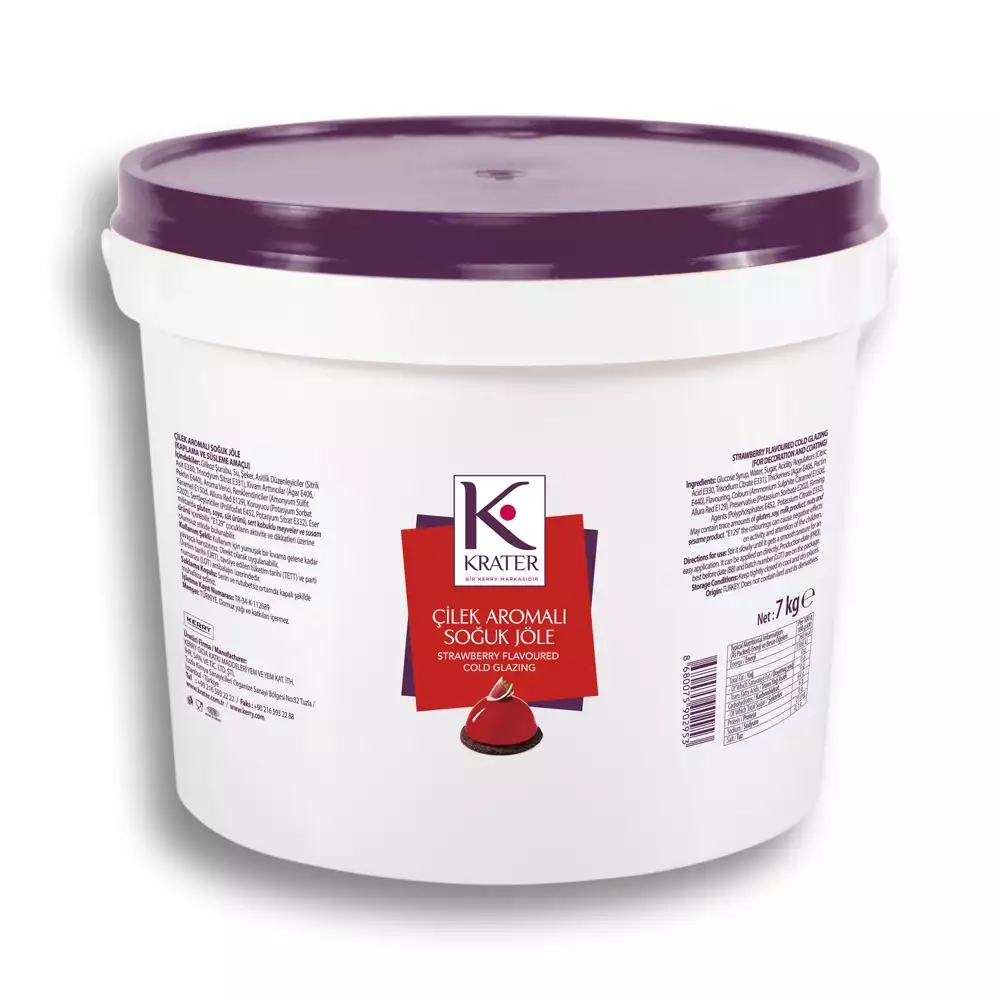 Krater Çilek Aromalı Soğuk Jöle 7 Kg