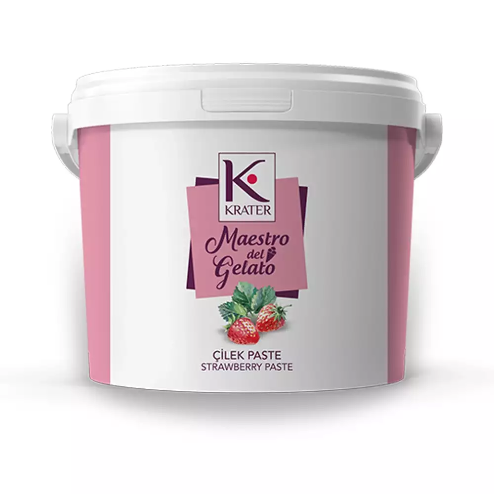 Krater Çilek Dondurma Paste 3 Kg
