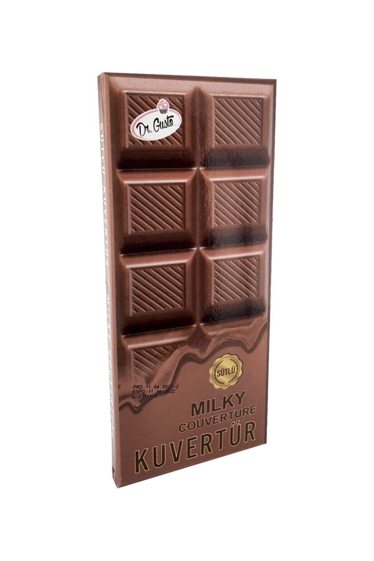 Dr. GustoKuvertür 4 Lü Çikolata / Bitter, Sütlü,beyaz, Frambuaz Çikolatalar 200 Gr. X 4