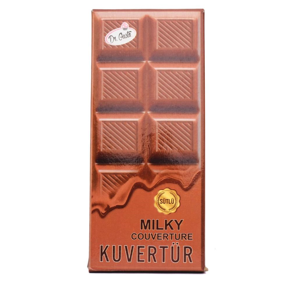 Kuvertür Mini Çikolata Sütlü 200 g – Ganaj, Kaplama ve Dolgu İçin Kuvertür