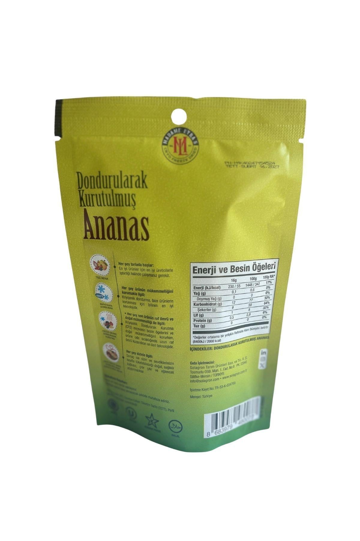 Madame Lyras Freeze Dry Küp Ananas 16 Gr
