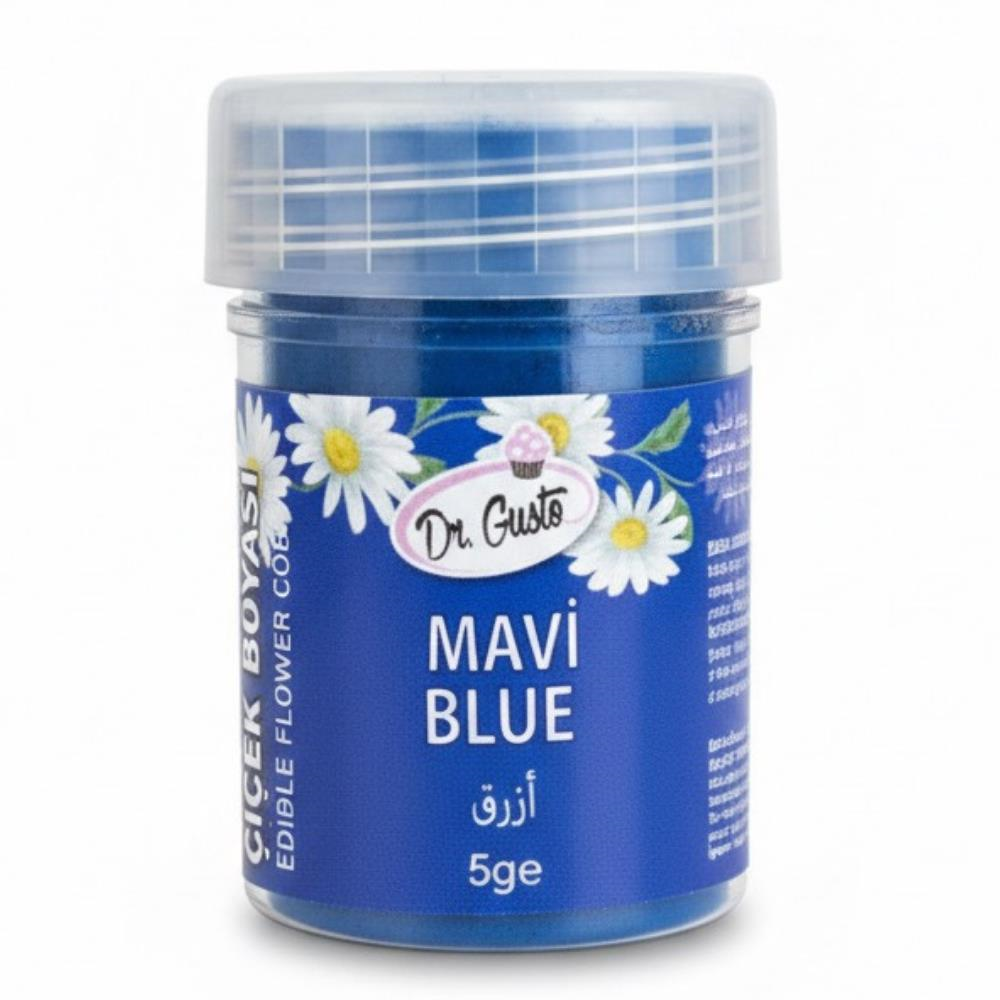 Mavi Yenilebilir Şeker Hamuru Figür ve Çiçek Boyası 5 Gr