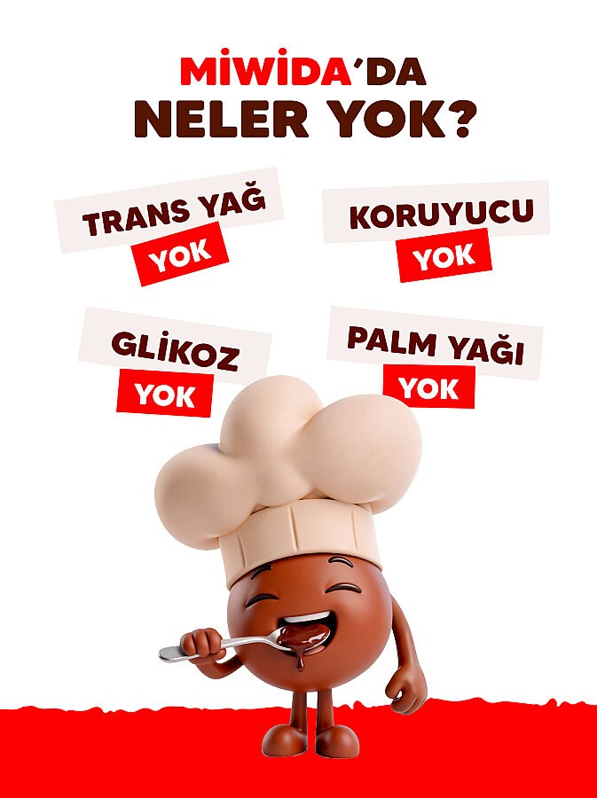 MİWİDA Kakaolu Fındık Kreması 350 G