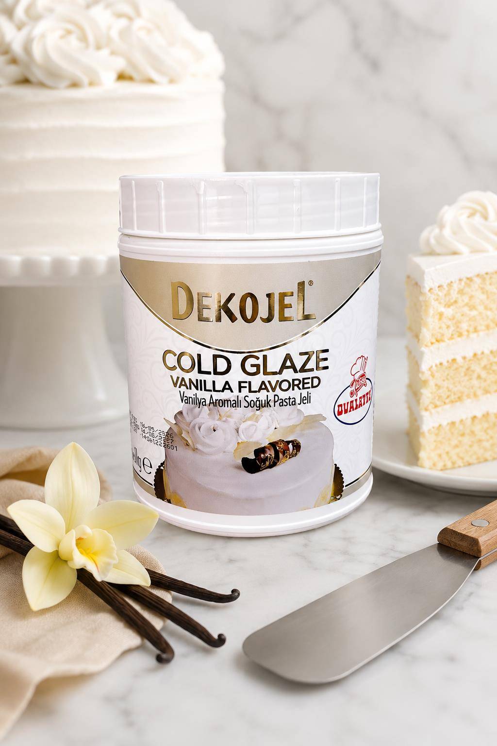 OvaletteOvalette Vanilya Aromalı Beyaz Jöle 1 Kg