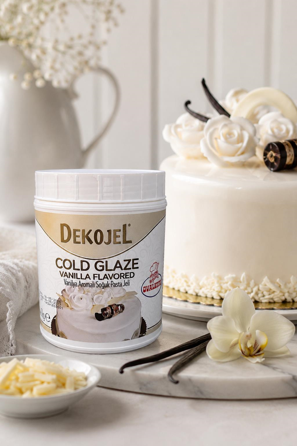 OvaletteOvalette Vanilya Aromalı Beyaz Jöle 1 Kg