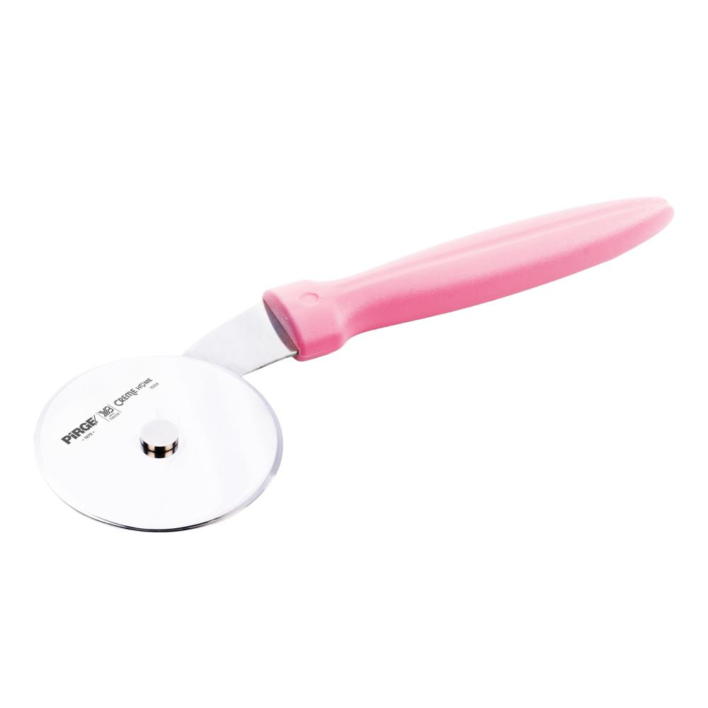 Pizza Ruleti 6.5 CM Pembe – Paslanmaz Kesici Pizza ve Hamur Dilimleyici
