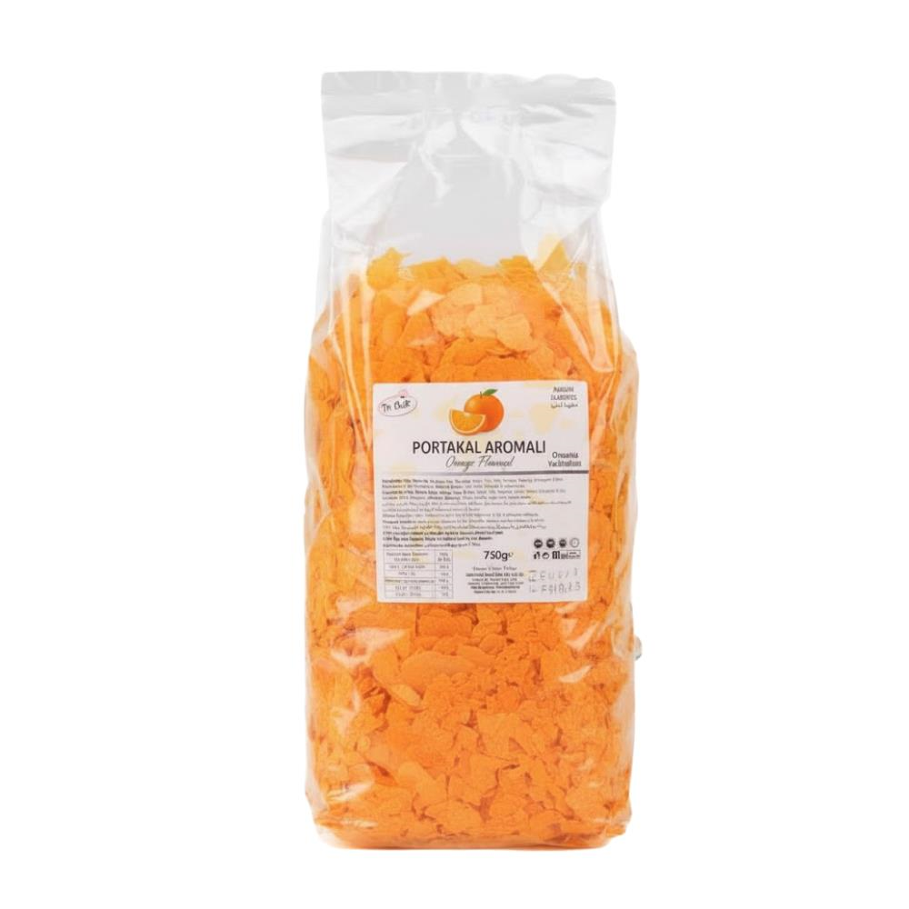 Portakallı Krep Kırığı 750 G – Pasta, Tatlı ve Dondurmalar İçin Portakal Aromalı Süsleme