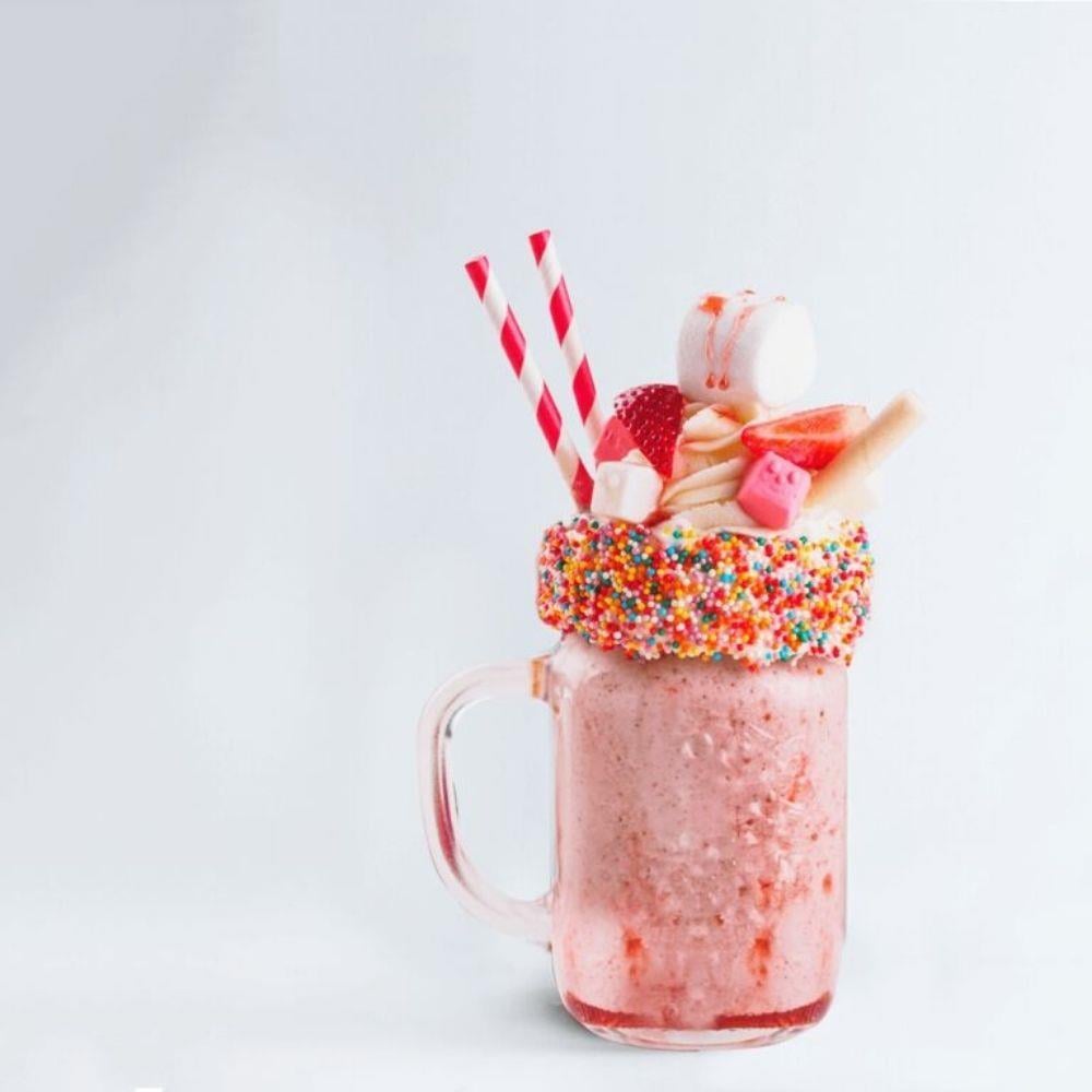 Rich's Icehot Çilekli Smoothie & Milkshake Şurubu ve İçecek Şurubu 1 Kg