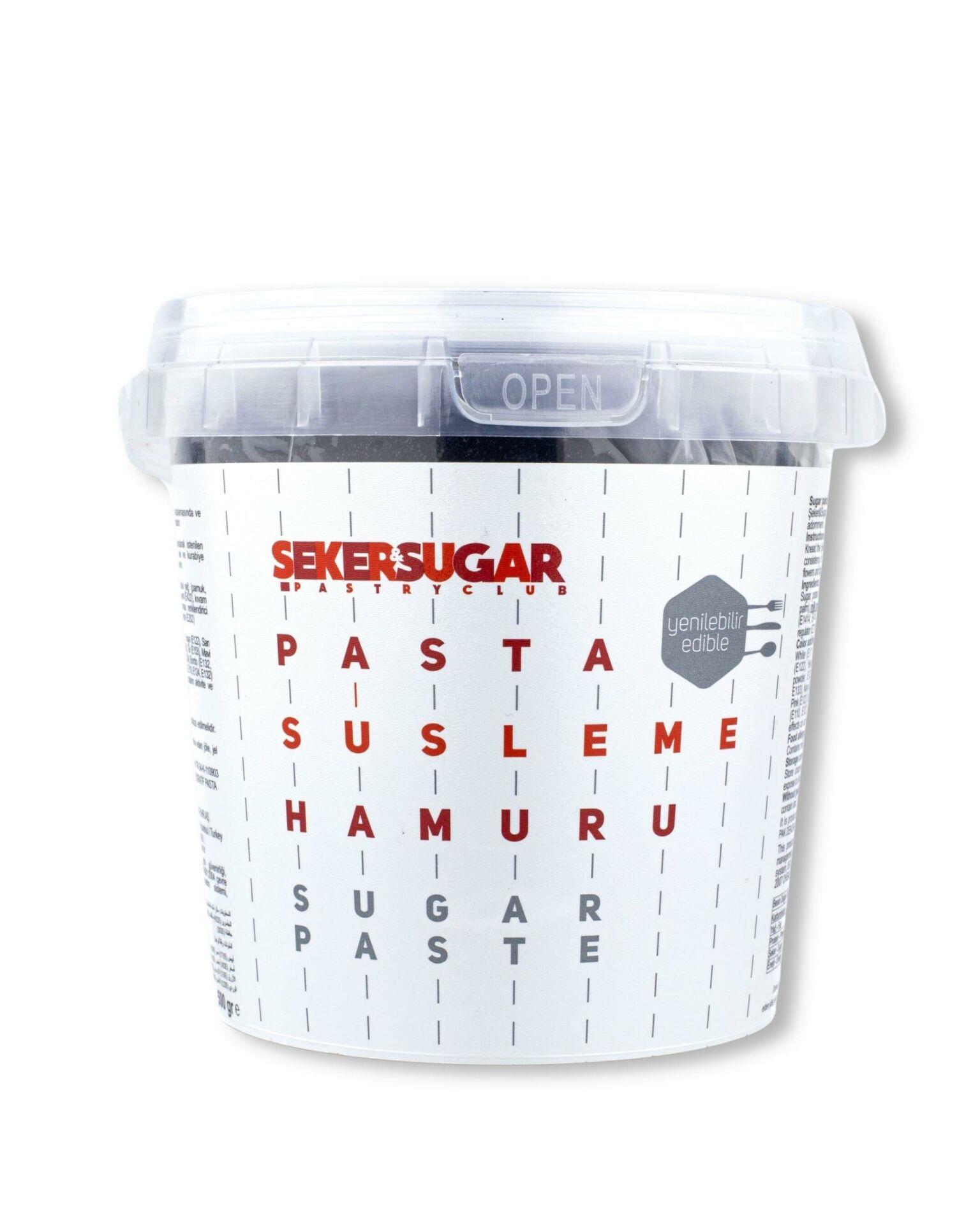 Şeker Sugar Şeker Hamuru Siyah 500 gr