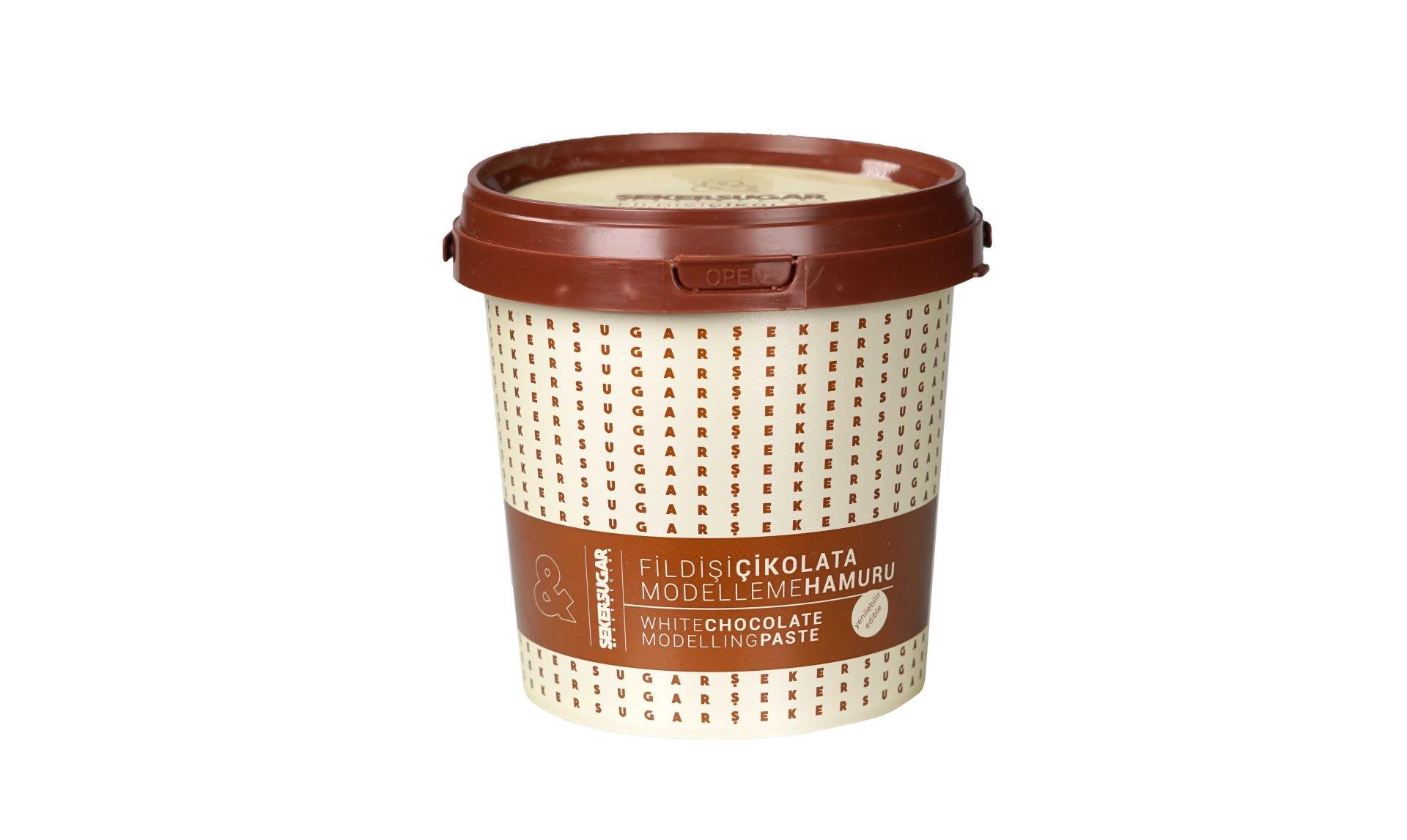 Şeker&Sugar Fildişi Çikolata Modelleme Hamuru 1 Kg