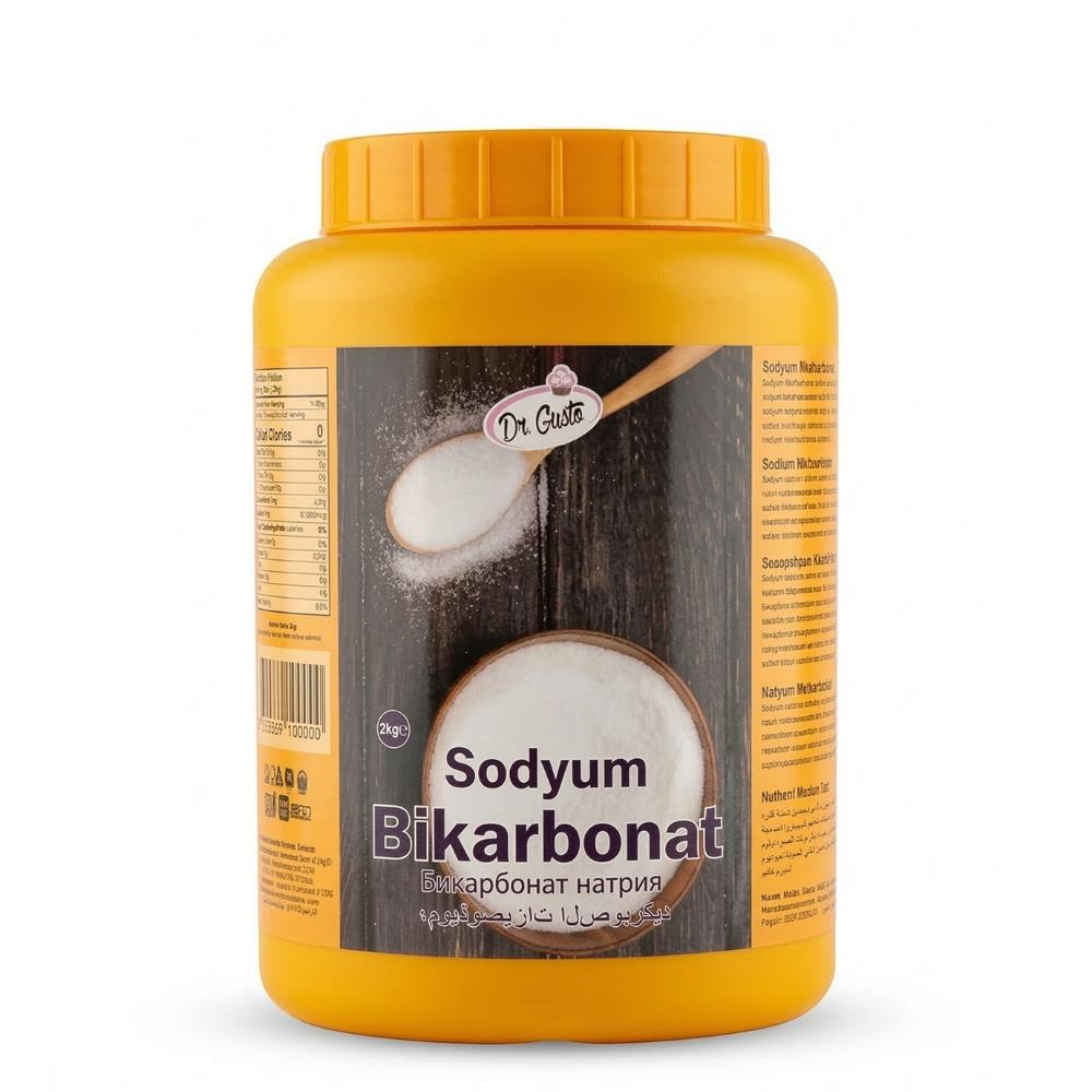 Sodyum Bikarbonat 2 KG – Gıda Tipi Karbonat (Sodium Bicarbonate) Hamur Kabartıcı