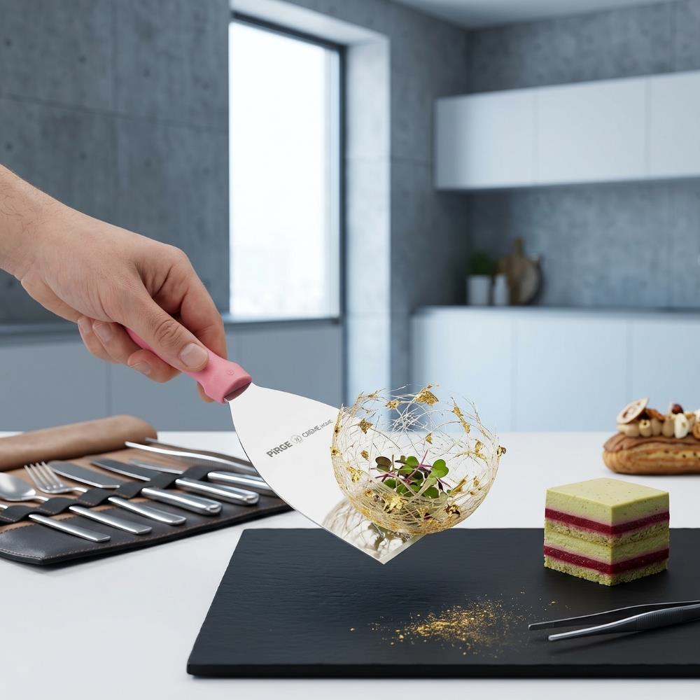 Spatula No:3 12.5 CM Pembe – Silikon Karıştırma ve Sıyırma Spatulası