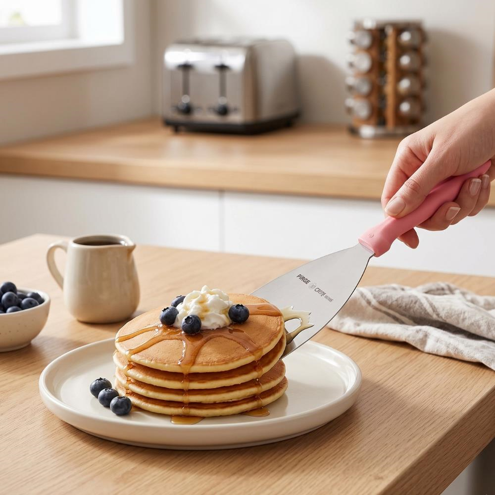 Spatula No:3 12.5 CM Pembe – Silikon Karıştırma ve Sıyırma Spatulası