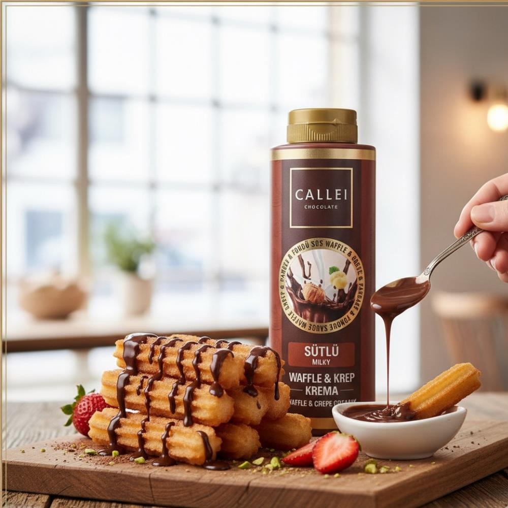 Sütlü & Beyaz Waffle & Pancake Sosu 2’li Set 300 Gr