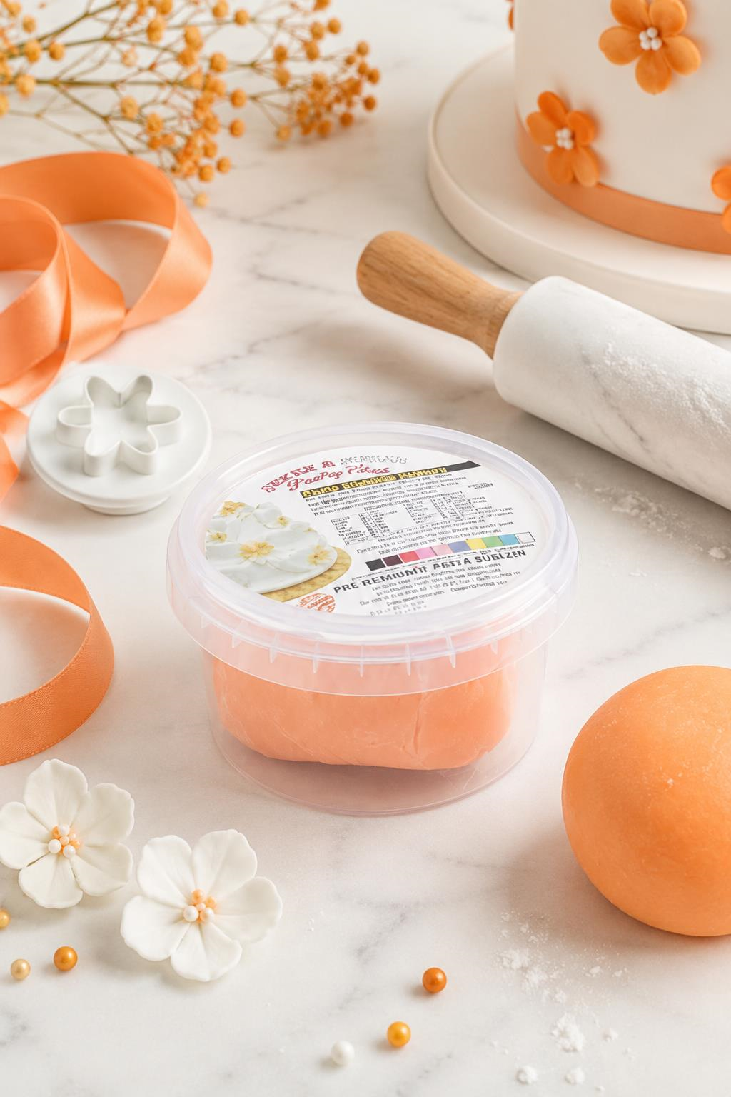 Şeker & SugarTuruncu Şeker Hamuru 200 Gr