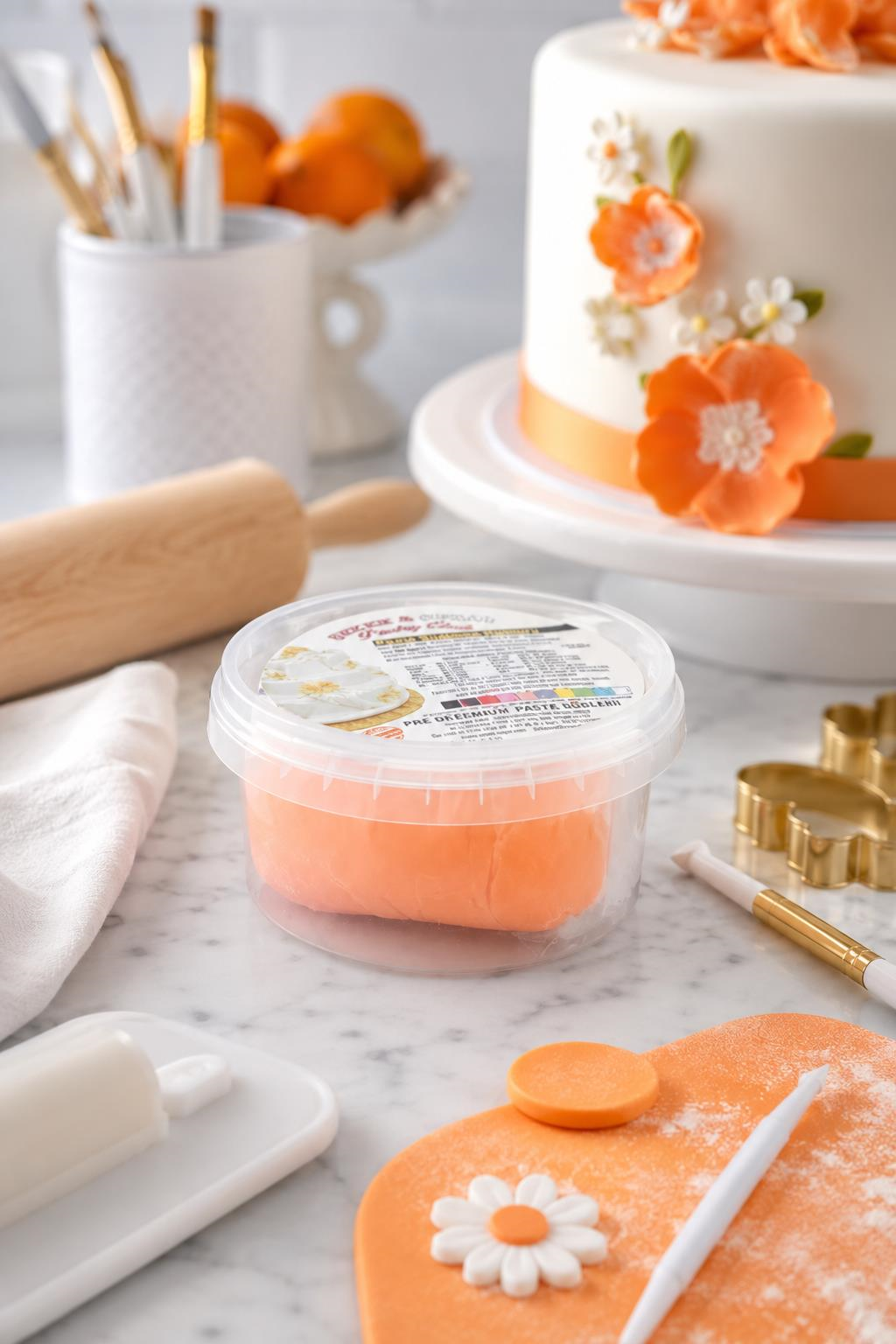 Şeker & SugarTuruncu Şeker Hamuru 200 Gr