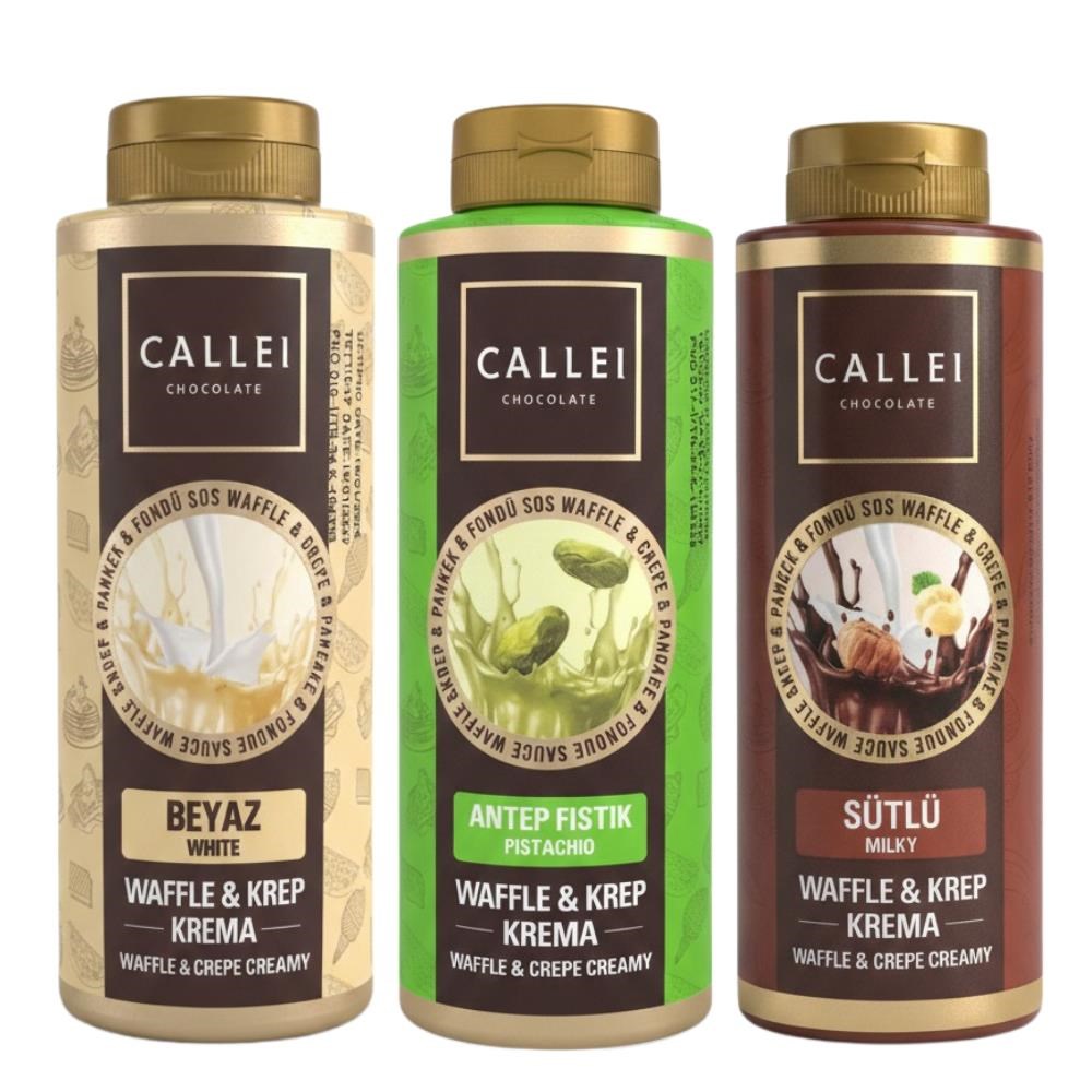 CalleiWaffle & Pancake Sosu 3’lü Set 300 Gr