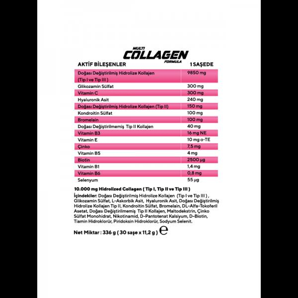 MULTI COLLAGEN FORMULA 11,2G*30 ŞASE