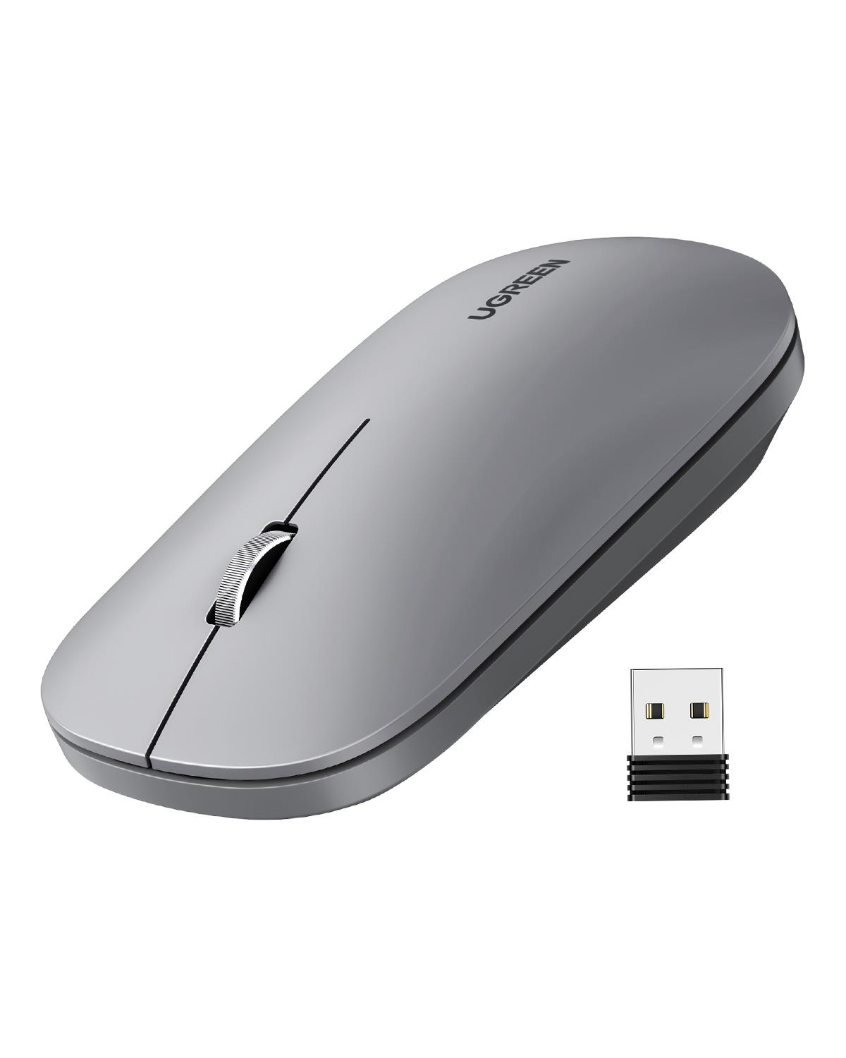UGREEN 2.4Ghz Sessiz Tuşlu Kablosuz Optik Mouse, G