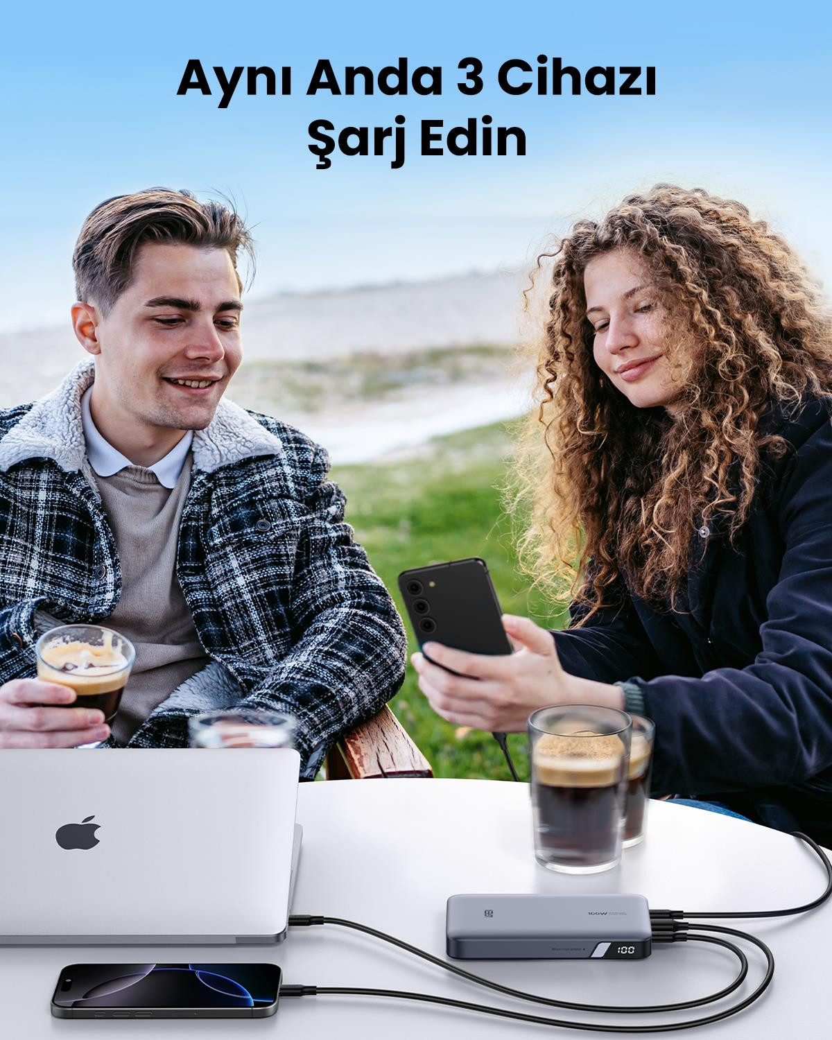 UGREEN 20.000 mAh 100W PD Hızlı Şarj Powerbank