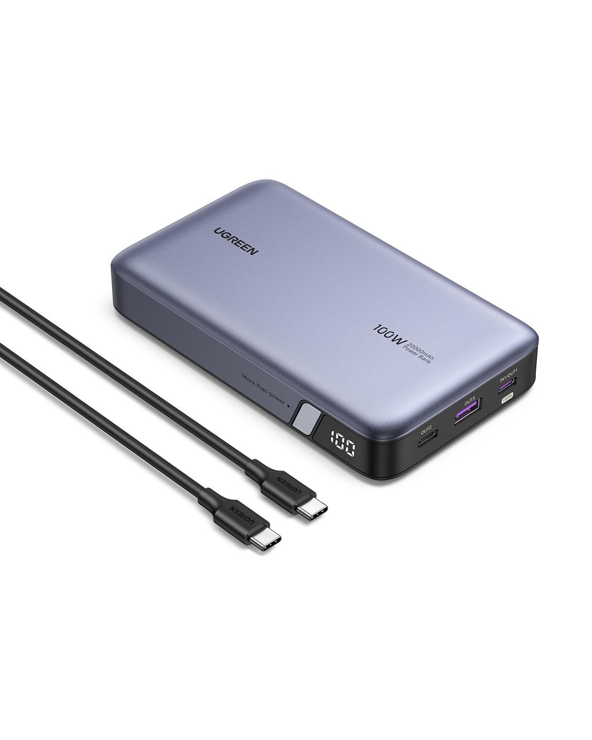 UGREEN 20.000 mAh 100W PD Hızlı Şarj Powerbank