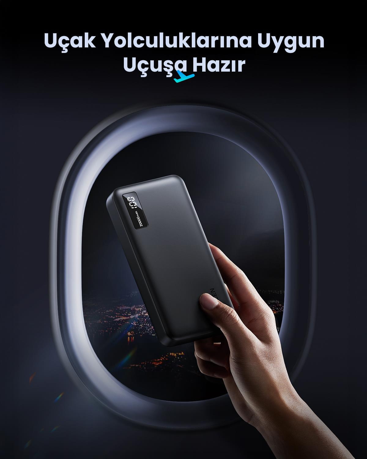 UGREEN 20.000 mAh PD 3.0 Hızlı Şarj Powerbank