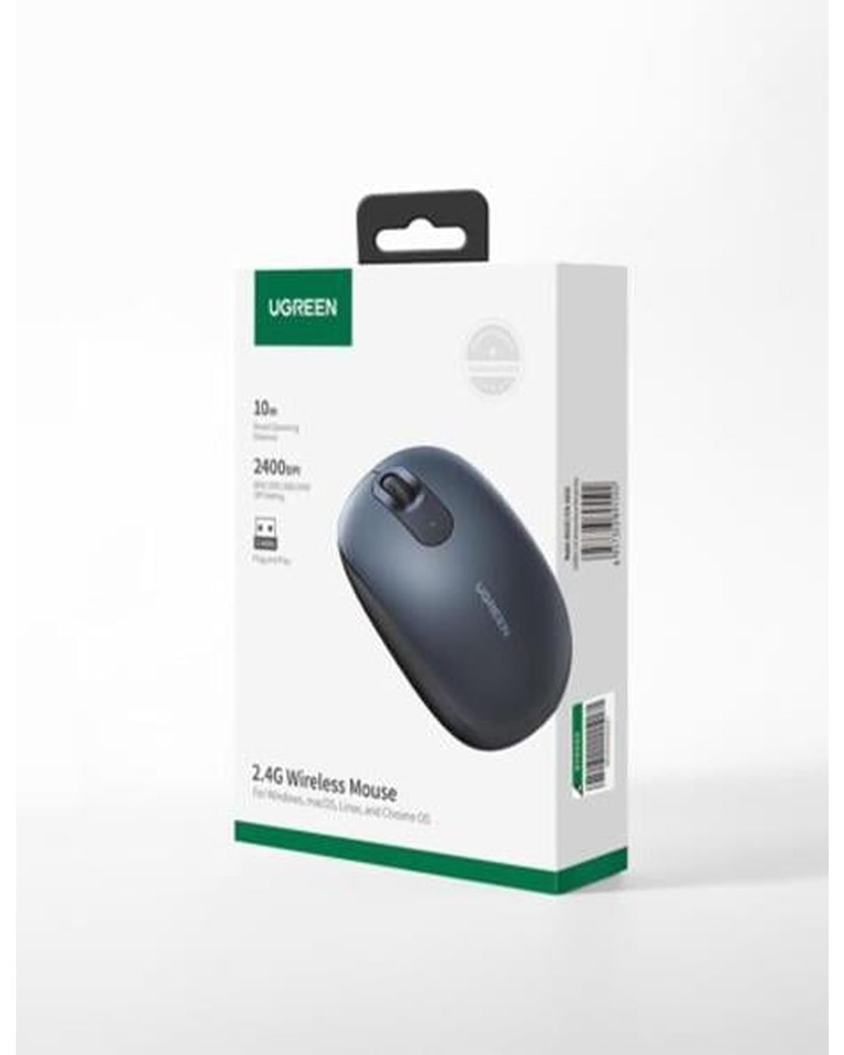 UGREEN 2400DPI 2.4Ghz Wireless Kablosuz Sessiz Mouse Gece Mavisi, 90550