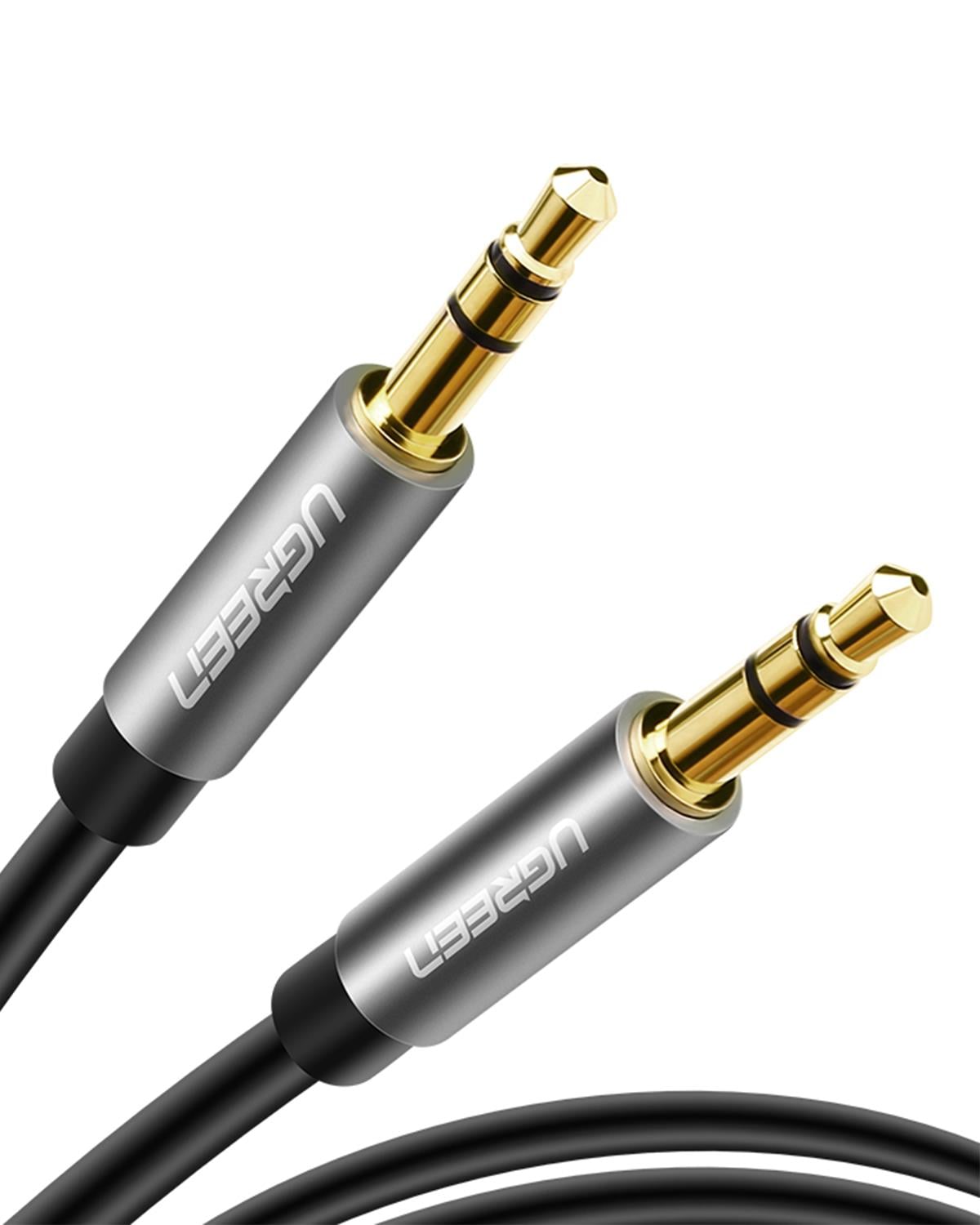 UGREEN 3.5mm Aux Ses Kablosu 50cm Siyah