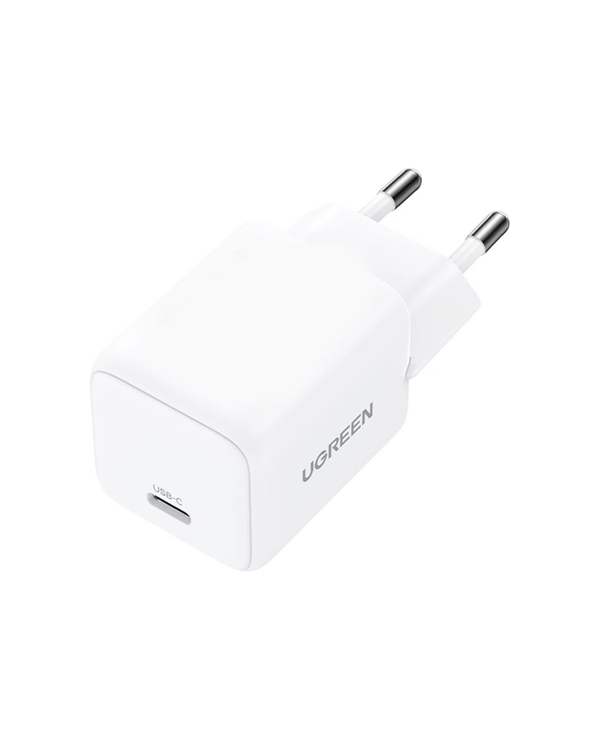 UGREEN 30W GaN USB-C Tek Portlu Hızlı Şarj Cihazı, Beyaz, 65009