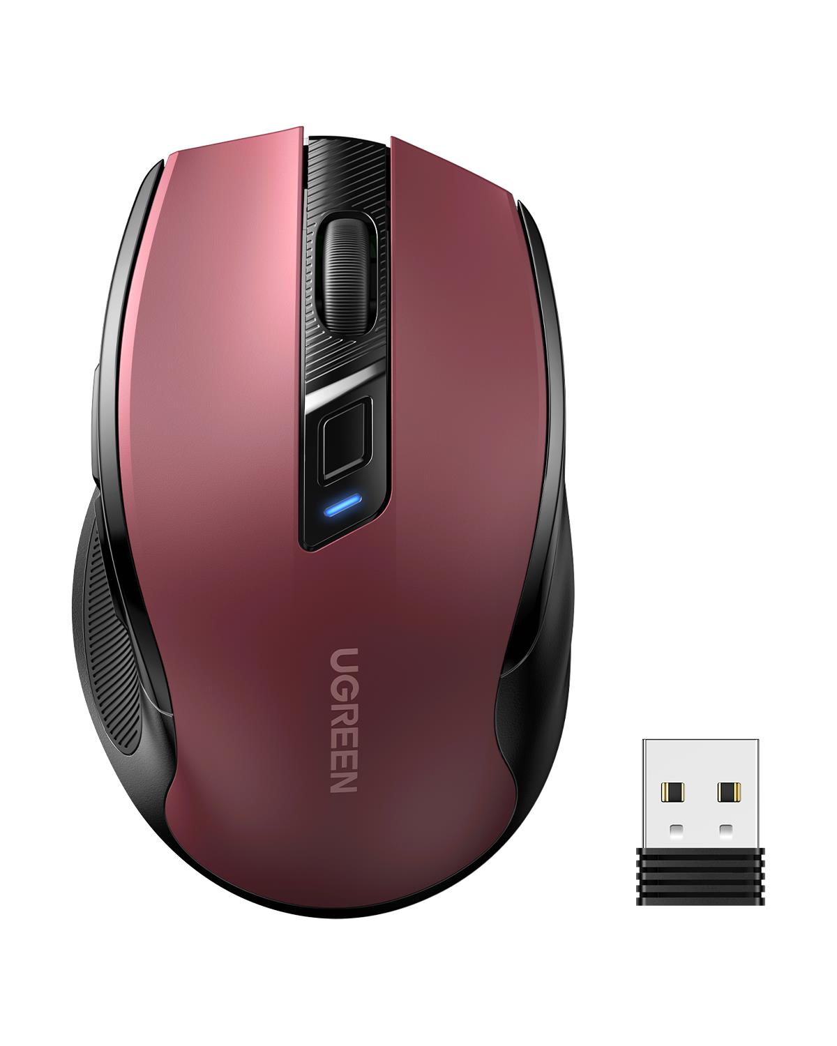 UGREEN 4.000 DPI Ergonomik Sessiz Kablosuz Optik M