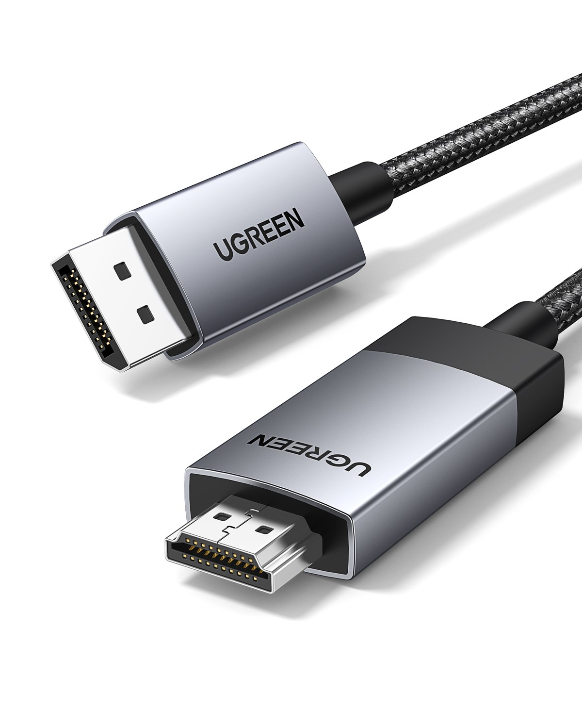 UGREEN 4K 60Hz DisplayPort to HDMI Örgülü Kablo, 1m, 15773