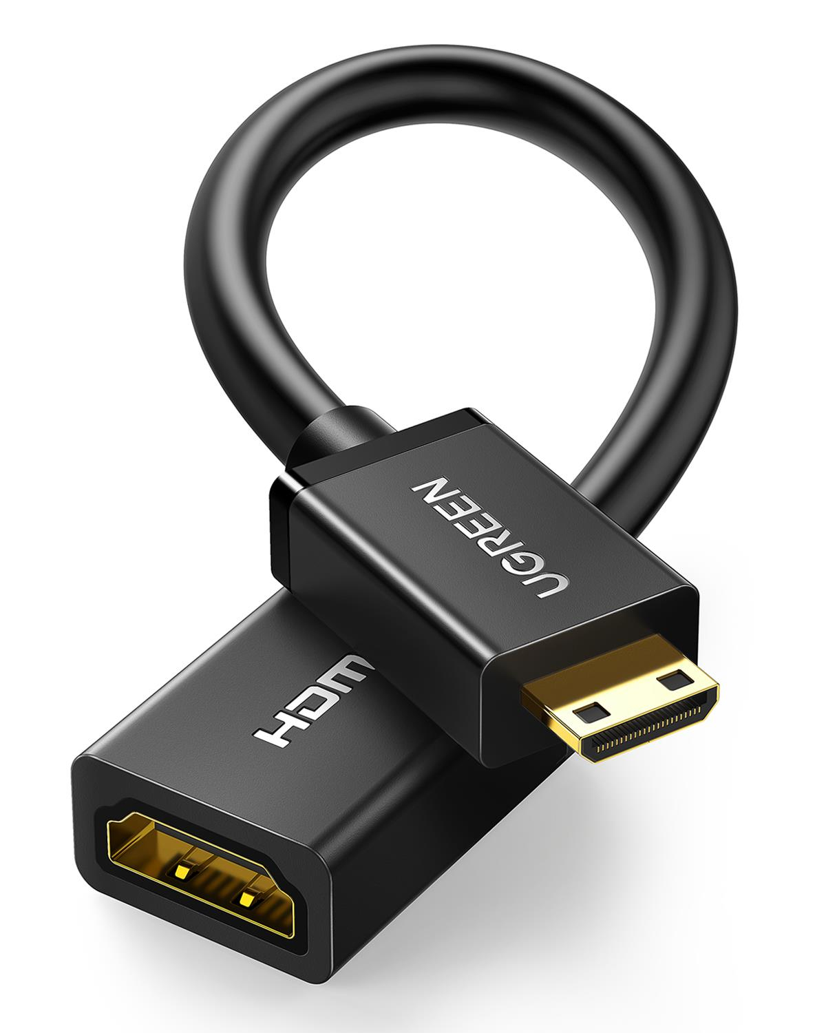 UGREEN 4K Mini HDMI to HDMI Dönüştürücü Kablo 22cm